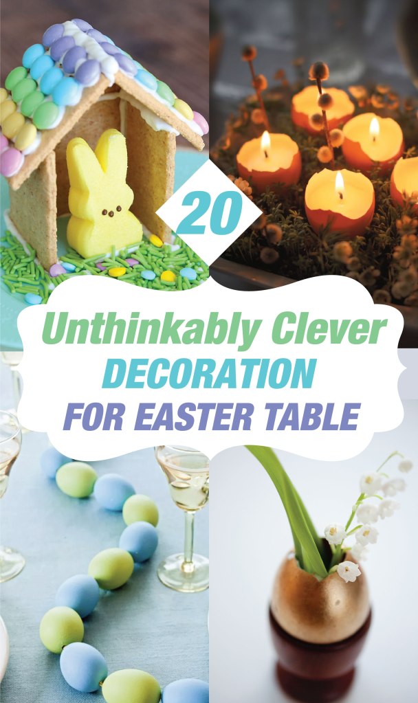 Easy and Pretty Decoration for Easter Table
