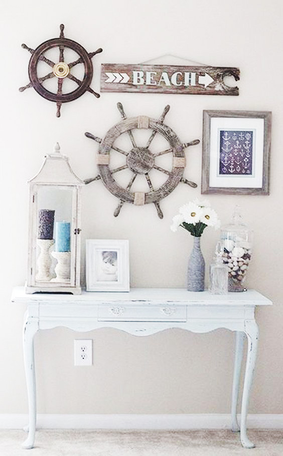ship wheels decoration coastal 