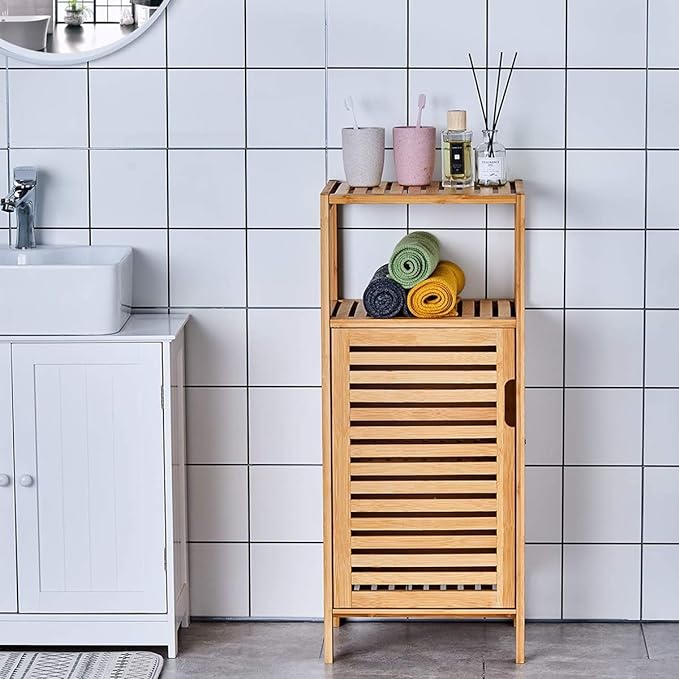 bamboo cabinet for bathroom