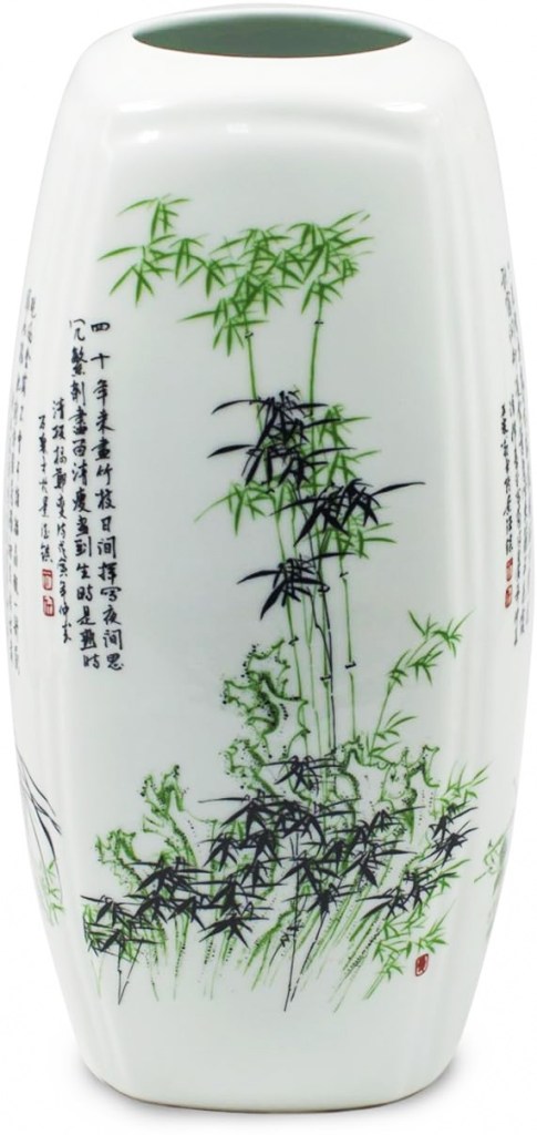 bamboo motif chinese vase on amazon