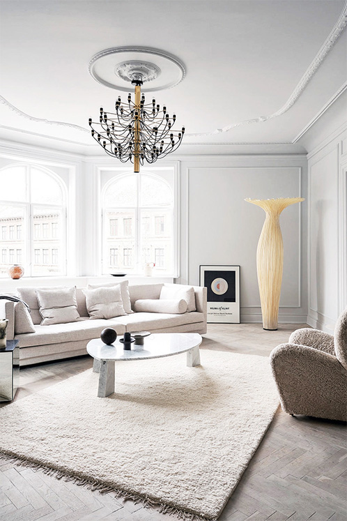 Large rustic artwork at studio apartment