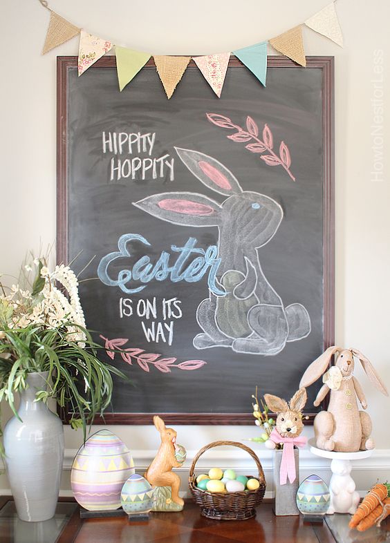 Chalkboard for Easter Decoration