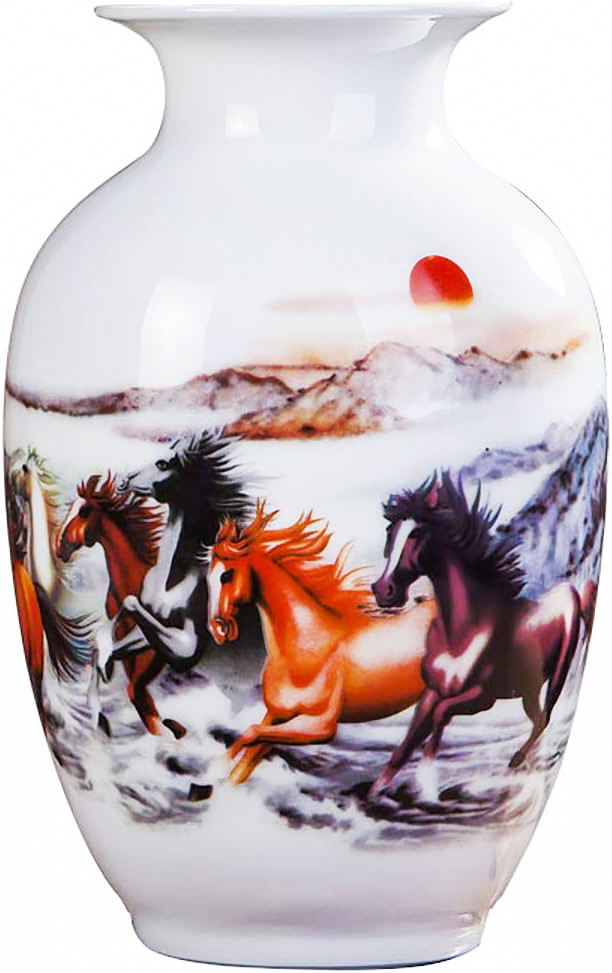 horse animal motif chinese vase at amazon