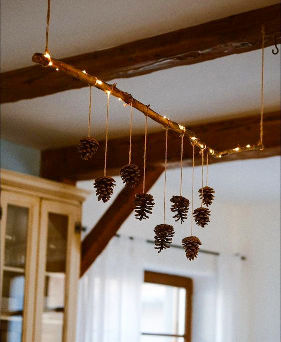 dreamy boho pine decoration
