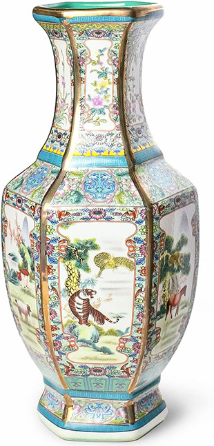 chinese zodiac motif chinese vase on amazon