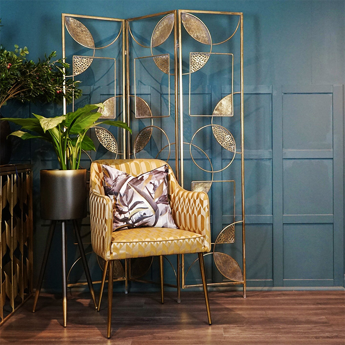 Gold Art Deco-Styled Divider