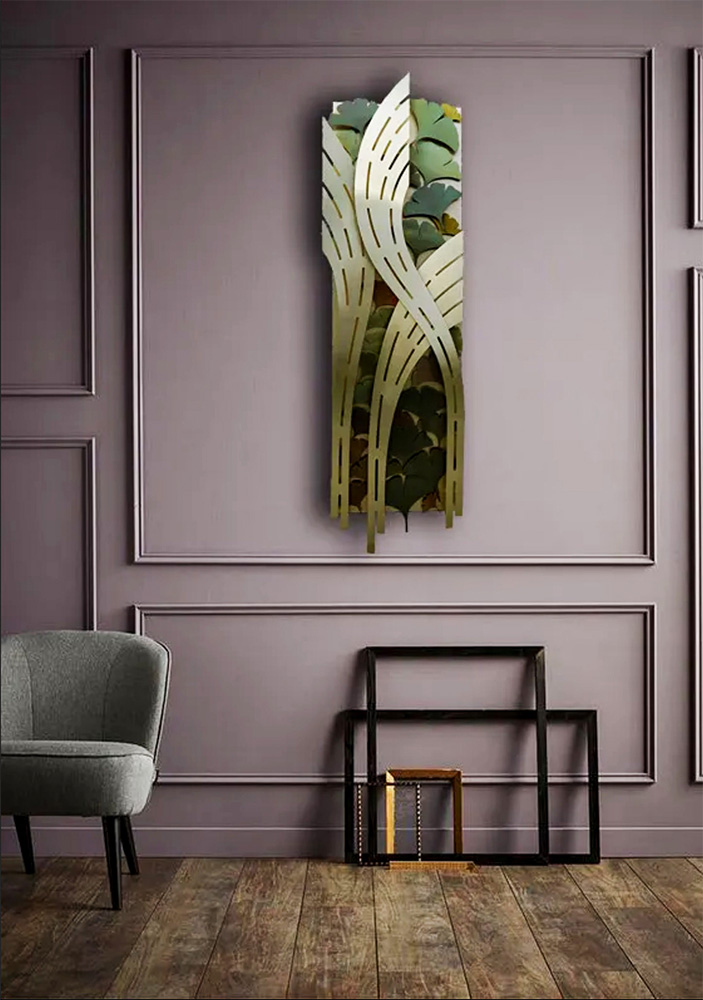 Art Deco Floral Metal Work