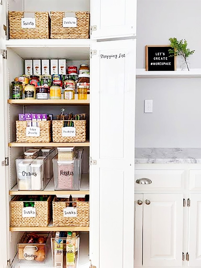 Baskets in the Cabinet