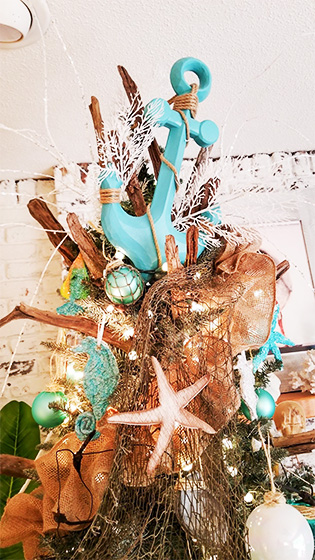 nautical christmas tree coastal