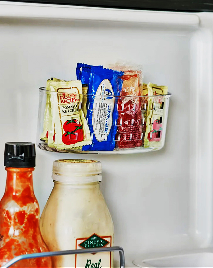 Condiment Sachet's Collecting Bowl