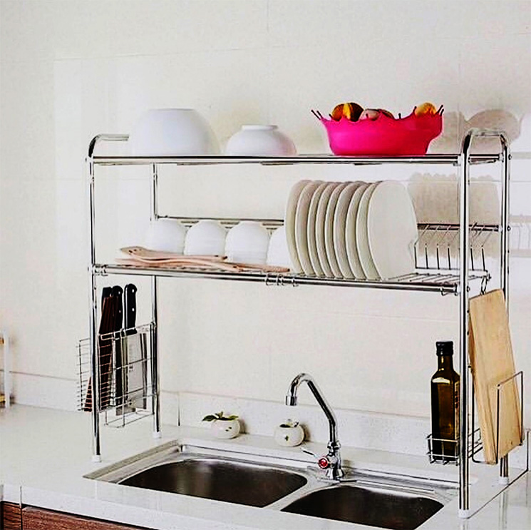Over Sink Elevated Drying Rack