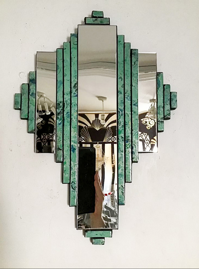 Tiles and Mirror 1920s Art Deco