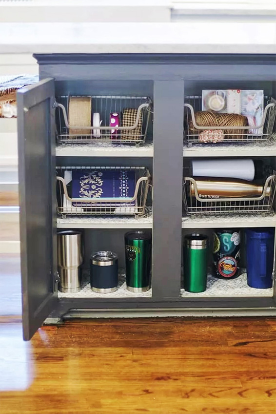 Kitchen Island Baskets