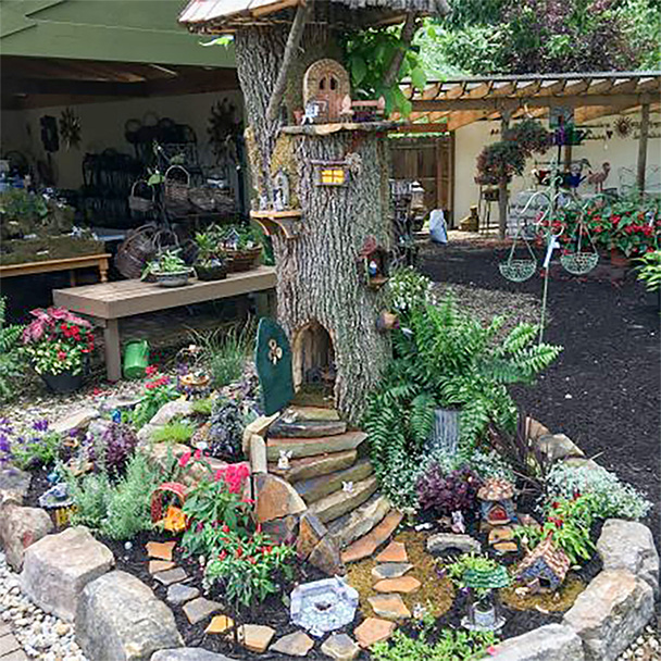 Leprechaun Tower from a Tree Log