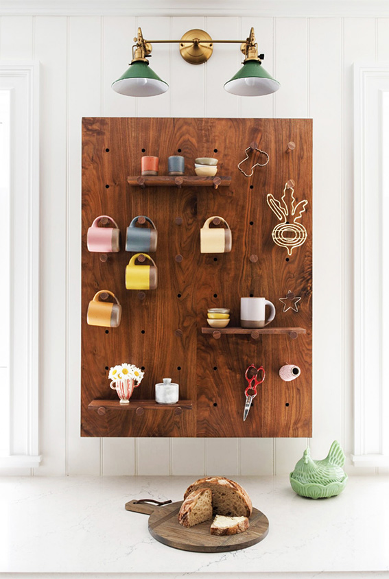 Peg Board on the Wall