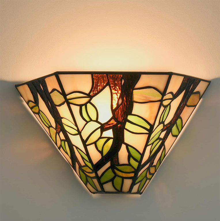 Tropical Art Deco Lamp