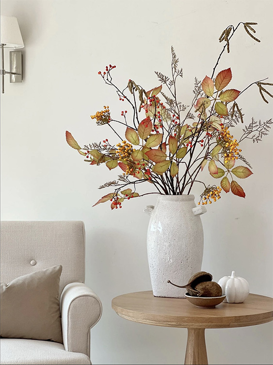 floral theme coffee table