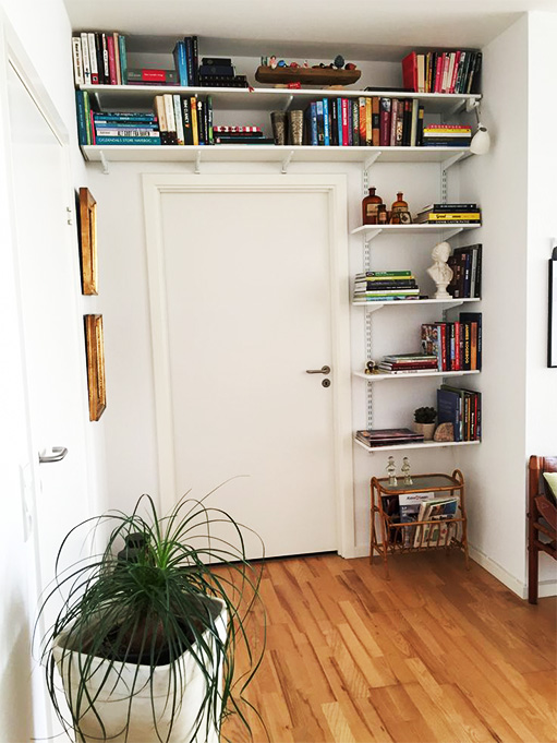 shelves over the door