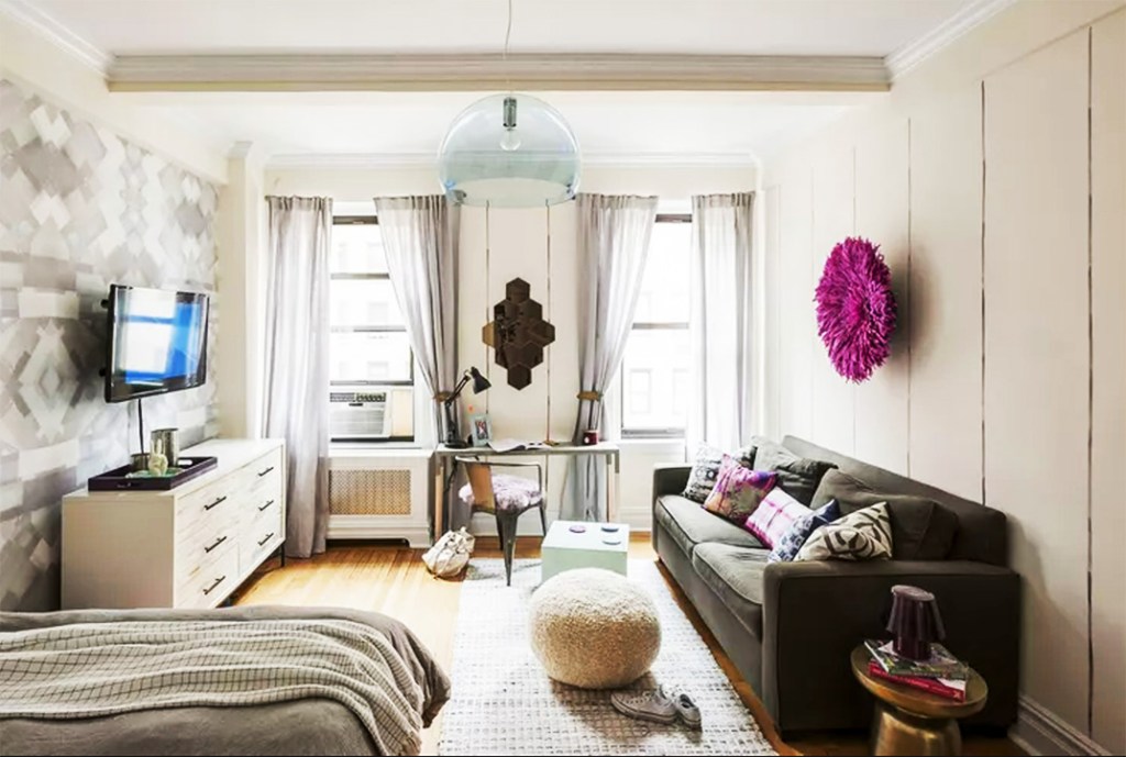 several zone in apartment