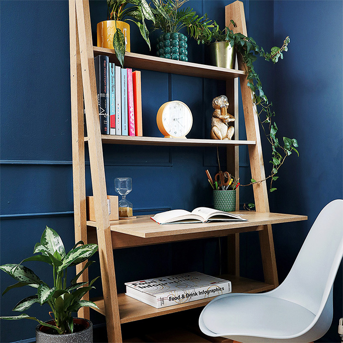 ladder desk as home office